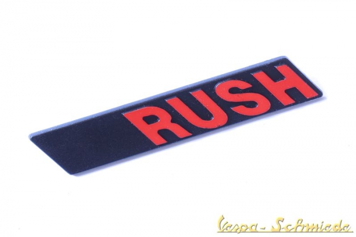 Schriftzug Gepäckfach "Rush" - PK